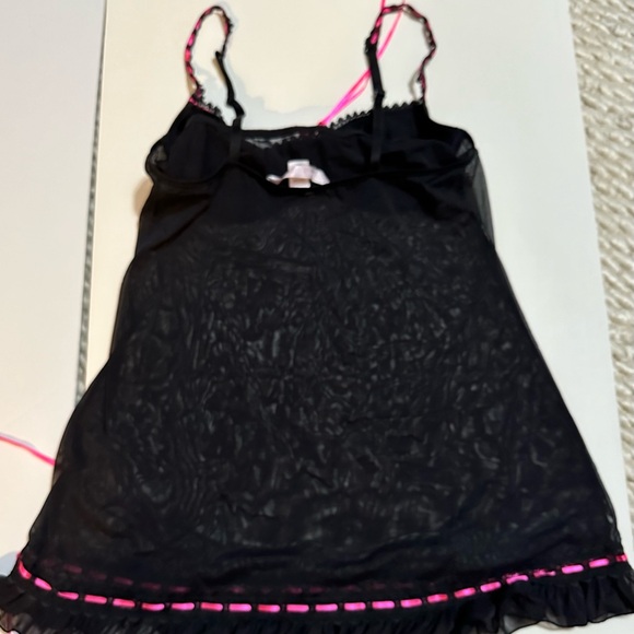 Y2k Victoria's Secret black babydoll dress 34C - Picture 2 of 6